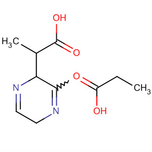 Structure of 2,5-Pyrazinedipropanoic acid, 3,6-dihydro-