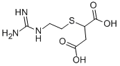 Structure of 2-GUANIDINOETHYLMERCAPTOSUCCINIC ACID