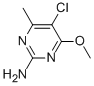 Structure of 5-CHLORO-4-METHOXY-6-METHYLPYRIMIDIN-2-AMINE