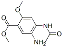 Structure of methyl 4-(acetylamino)-5-amino-o-anisate