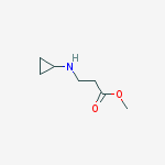 Structure of METHYL 3-(CYCLOPROPYLAMINO)PROPANOATE