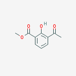 Structure of methyl 3-acetyl-2-hydroxybenzoate