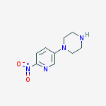Structure of 1-(6-nitropyridin-3-yl)piperazine