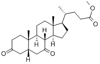 5BETA-CHOLANIC ACID 3,7-DIONE METHYL ESTER结构式