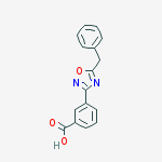 3-(5-BENZYL-1,2,4-OXADIAZOL-3-YL)BENZOIC ACID结构式