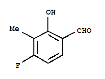 Structure of Benzaldehyde,4-fluoro-2-hydroxy-3-methyl-