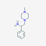 Structure of 2-(4-methylpiperazin-1-yl)-1-phenylethanamine