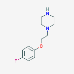 Piperazine, 1-[2-(4-fluorophenoxy)ethyl]-结构式