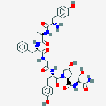 Structure of dermorphin, 4-Hyp(6)-