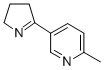 Structure of 5-(3,4-Dihydro-2H-pyrrol-5-yl)-2-methyl-pyridin