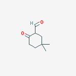 Structure of 5,5-dimethyl-2-oxo-cyclohexanecarbaldehyde