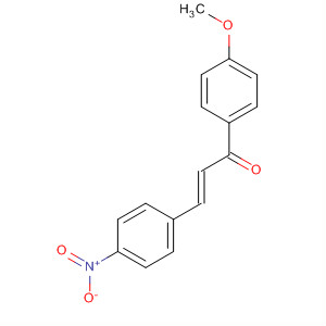 (E)-1-(4-Methoxyphenyl)-3-(4-nitrophenyl)-2-propene-1-one结构式