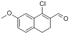Structure of 1-CHLORO-7-METHOXY-3,4-DIHYDRO-NAPHTHALENE-2-CARBALDEHYDE