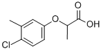 Structure of 2-(4-chloro-3-methyl-phenoxy)propanoic acid
