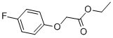 (4-FLUOROPHENOXY) ACETIC ACID ETHYL ESTER结构式