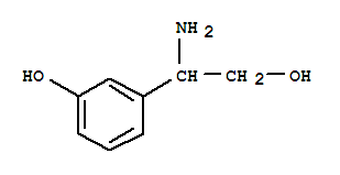 Structure of Benzeneethanol, b-amino-3-hydroxy-