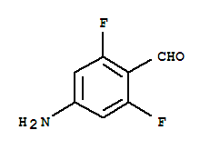 Structure of Benzaldehyde,4-amino-2,6-difluoro-