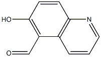 Structure of 5-Quinolinecarboxaldehyde,6-hydroxy-