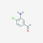 Structure of 3-amino-4-chlorobenzaldehyde