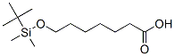 Structure of Heptanoic acid, 7-t-butyldimethylsilyloxy-