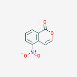 5-nitro-1H-2-Benzopyran-1-one结构式