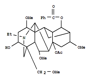Structure of 13,15-dideoxyaconitine