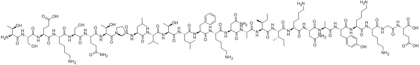 Structure of beta-endorphin (6-31)