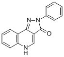 Structure of 2-phenylpyrazolo(4,3-c)quinolin-3(5H)-one