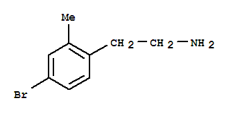 Benzeneethanamine,4-bromo-2-methyl-结构式