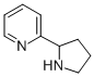 2-(吡啶-2)-吡咯烷结构式