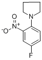 Structure of 1-(4-FLUORO-2-NITROPHENYL)PYRROLIDINE
