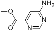 Structure of methyl 6-aminopyrimidine-4-carboxylate