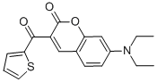 Structure of 7-DIETHYLAMINO-3-THENOYLCOUMARIN