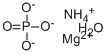Structure of AMMONIUM MAGNESIUM PHOSPHATE