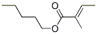 Structure of pentyl 2-methylcrotonate