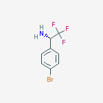 (S)-1-(4-溴-苯基)-2,2,2-三氟-乙胺结构式