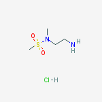 Structure of N-(2-aminoethyl)-N-methylmethanesulfonamide(SALTDATA: HCl)