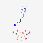 Structure of 1-(3-Cyanopropyl)-3-methylimidazolium bis(trifluoromethylsulfonyl)amide
