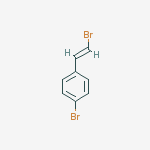 1-BROMO-2-(4-BROMOPHENYL)ETHYLENE结构式