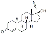 Structure of (17alpha)-17-hydroxy-3-oxoandrost-4-ene-17-carbonitrile