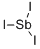 Structure of ANTIMONY(III) IODIDE