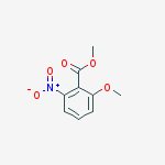 Methyl 2-Methoxy-6-Nitrobenzoate结构式