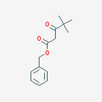 Benzyl 4,4-dimethyl-3-oxopentanoate结构式