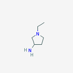 1-ETHYL-3-PYRROLIDINAMINE 95%结构式