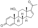 Structure of 9-Fluoro-11,17,21-trihydroxypregna-1,4-diene-3,20-dione 21-acetate