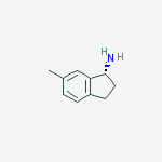 Structure of (R)-6-METHYL-2,3-DIHYDRO-1H-INDEN-1-AMINE
