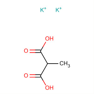 Propanedioic acid, methyl-, dipotassium salt结构式