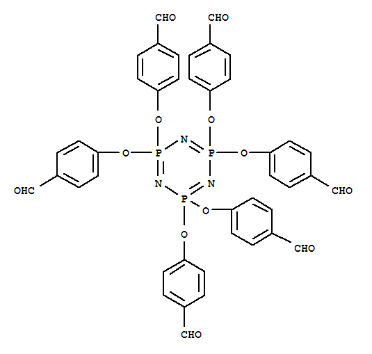 Structure of CYCLOTRIPHOSPHAZENE-PMMH-6 DENDRIMER GENERATION 0.5