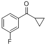 3-氟-苯基环丙基甲基酮结构式