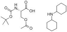 Structure of BOC-SER(AC)-OH DCHA
